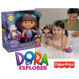 Dora lalka i małpka butek do kąpieli